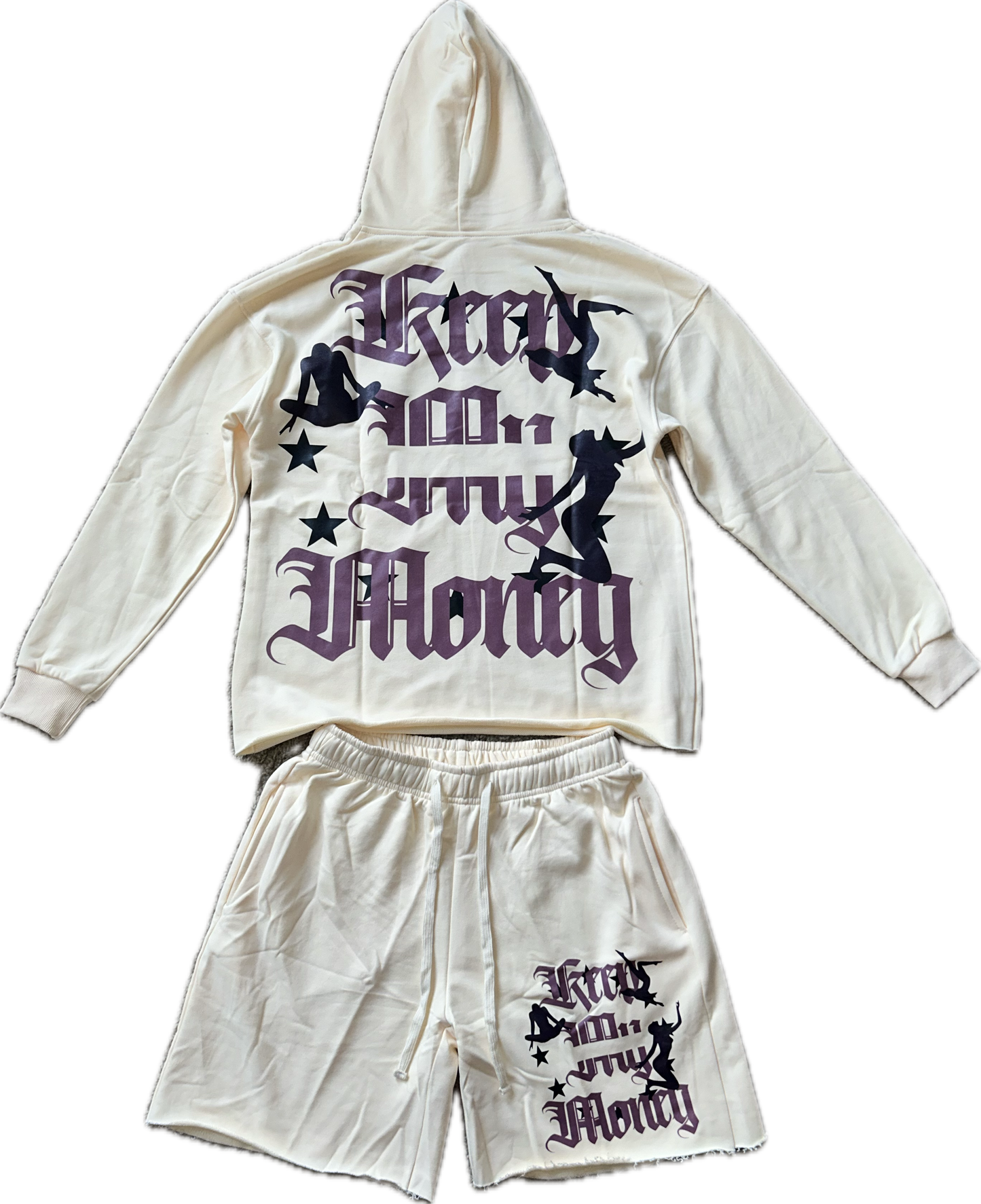 RACKS UP Trapversity Edition HOODIE+SHORTS set